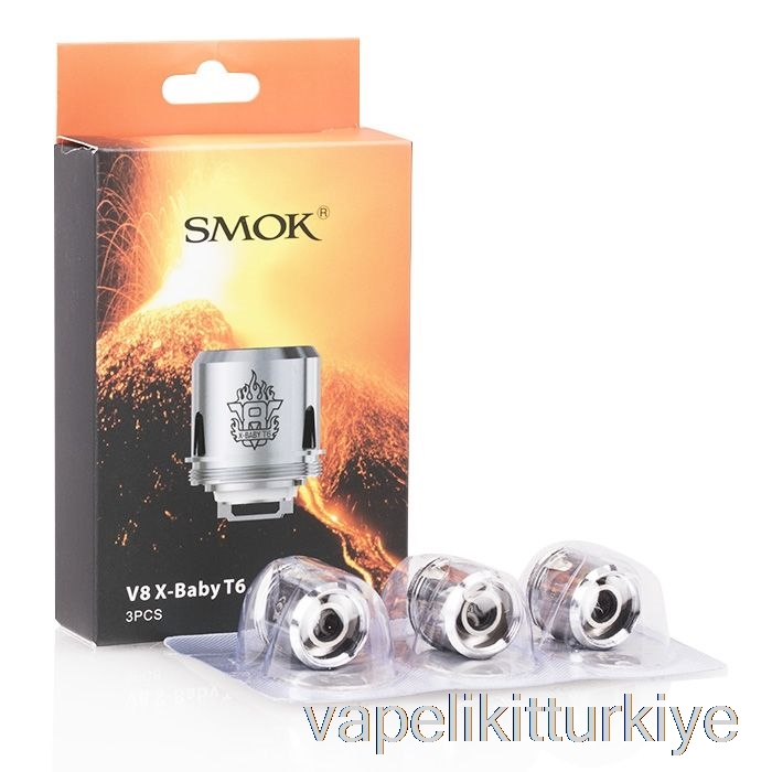 Vape Likit Smok Tfv8 X-baby Yedek Bobinler Rba
